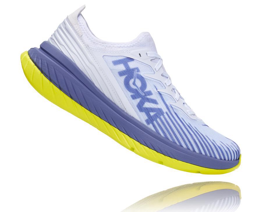 Hoka One One Tenisky Damske Biele/Modre - Carbon X-SPE - 57023-HAEJ